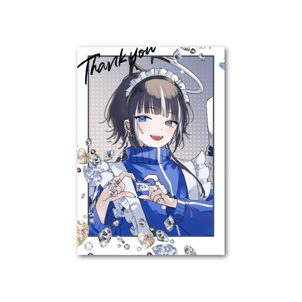 ジャージメイド 笑顔 フォト風カード