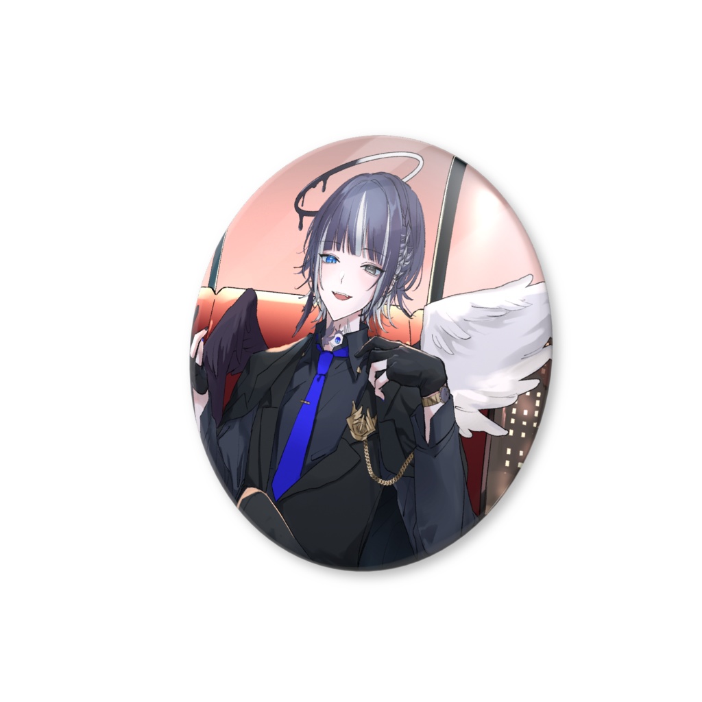 マフィア缶バッチ