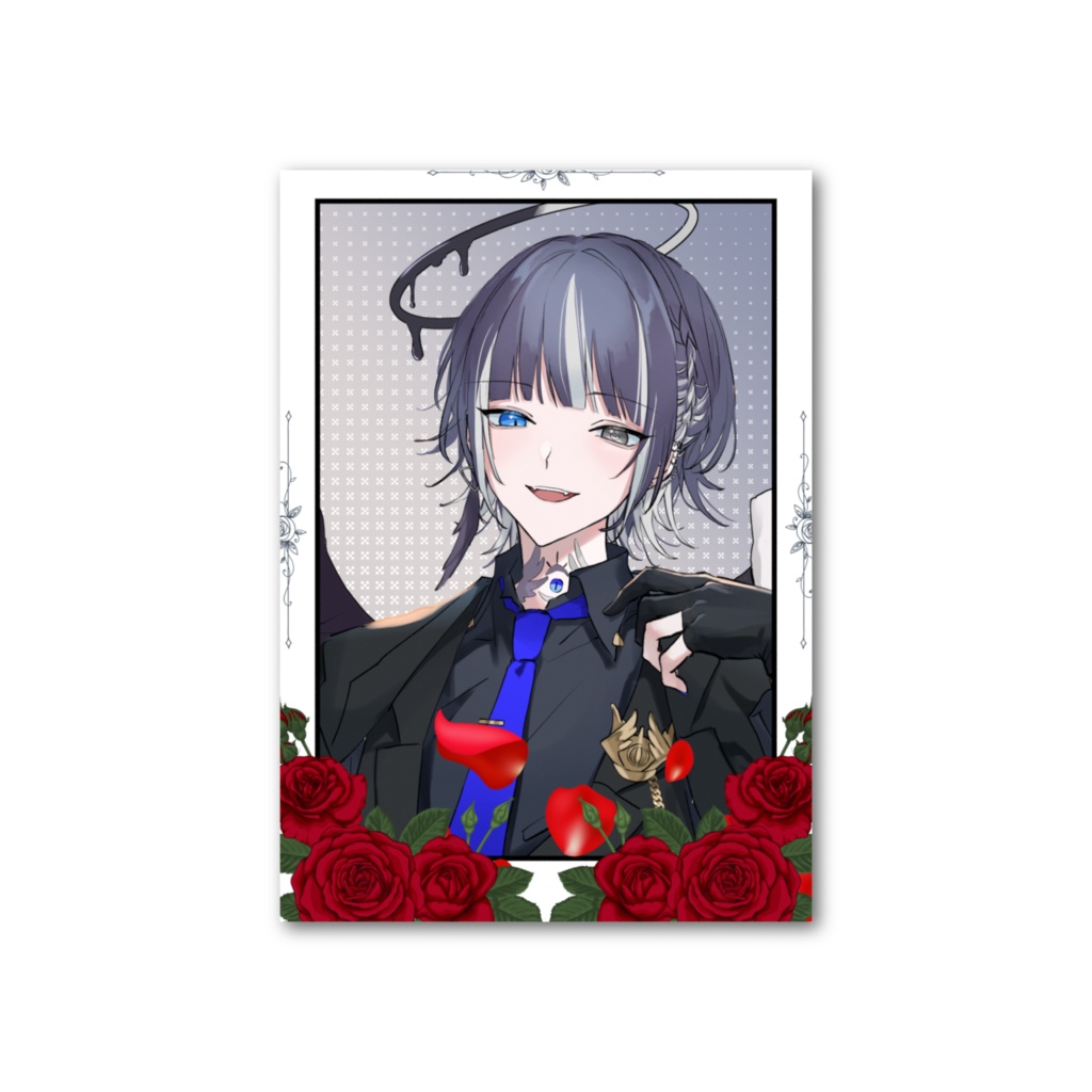 マフィア笑顔フォト風カード