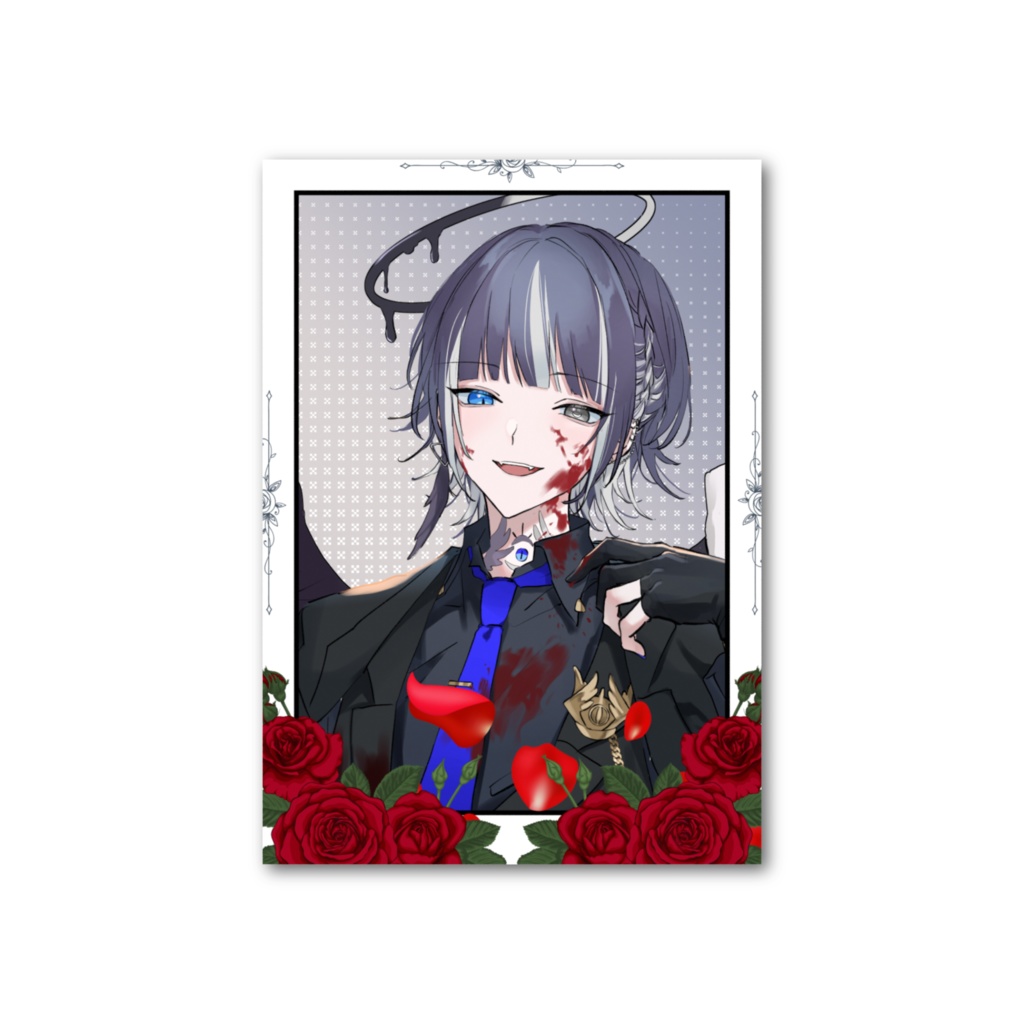 マフィア流血フォト風カード