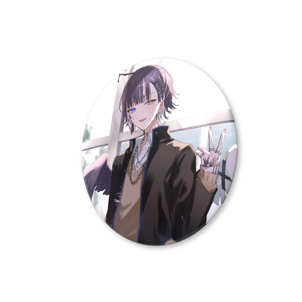 学生服 缶バッジ