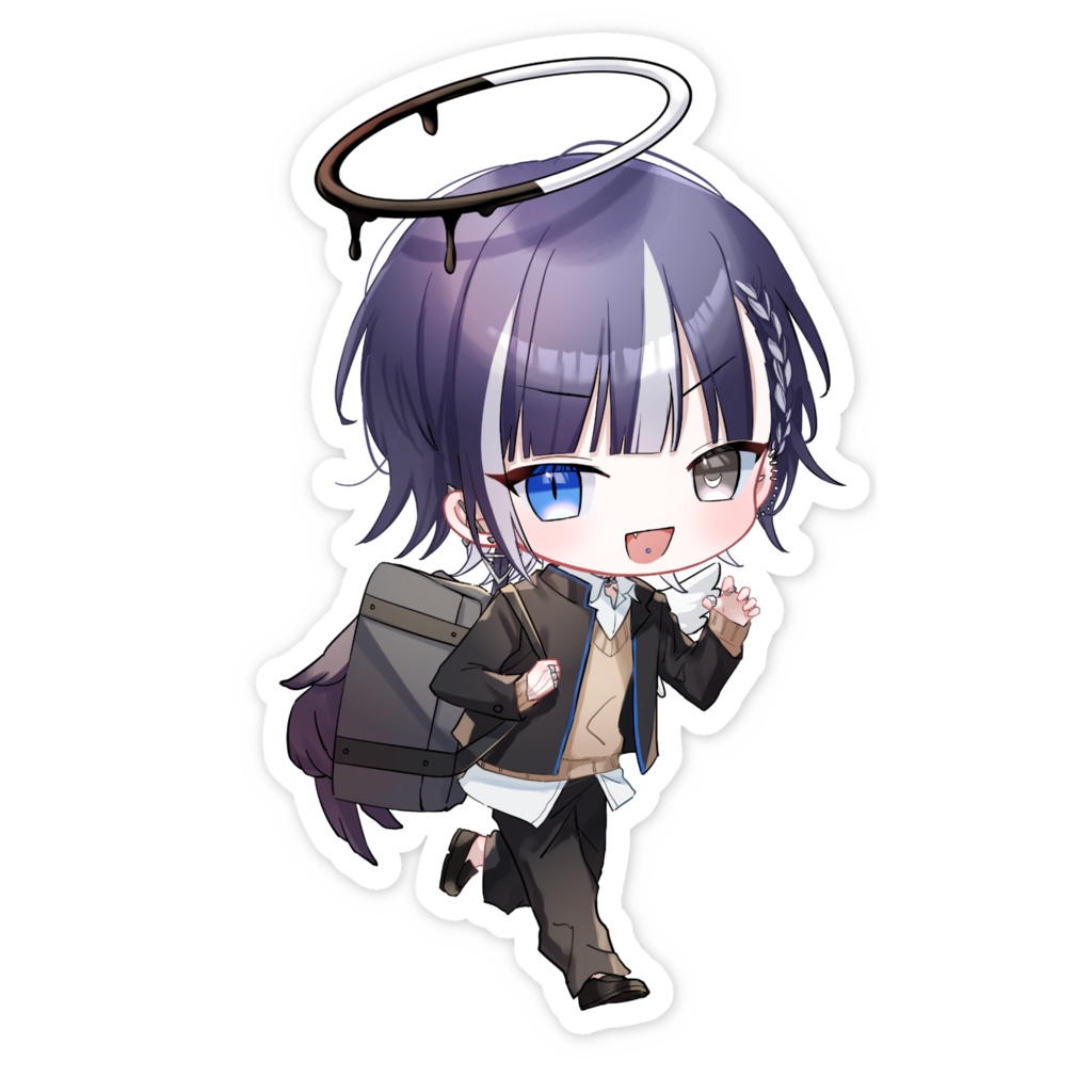 学生服SD スマホステッカー