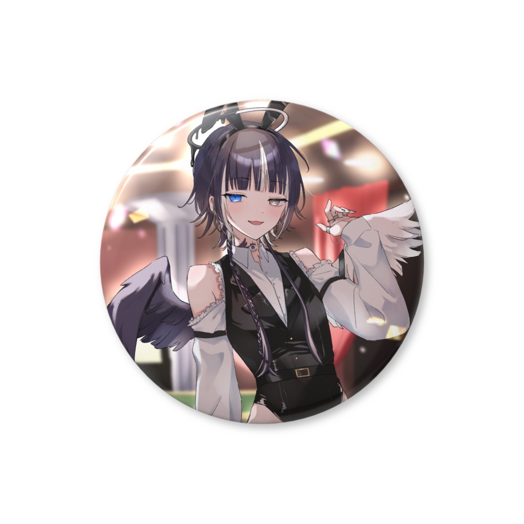 バニーボーイ 缶バッチ(ヴィラン顔)