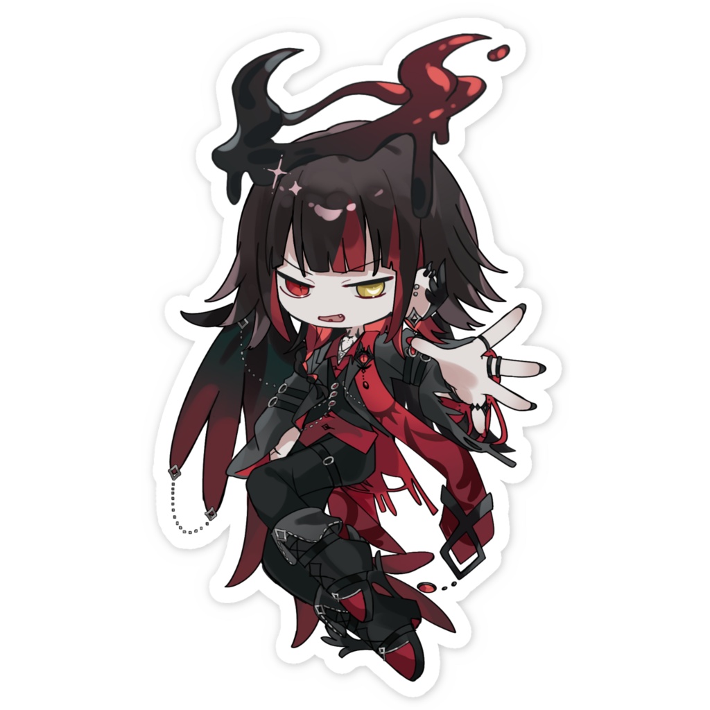 新衣装、堕天Ver.SDスマホステッカー2