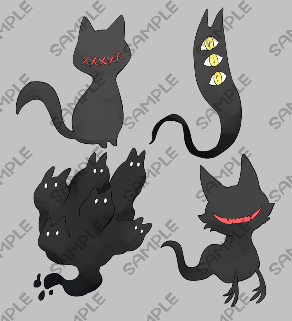 猫の魔物2【全4種】