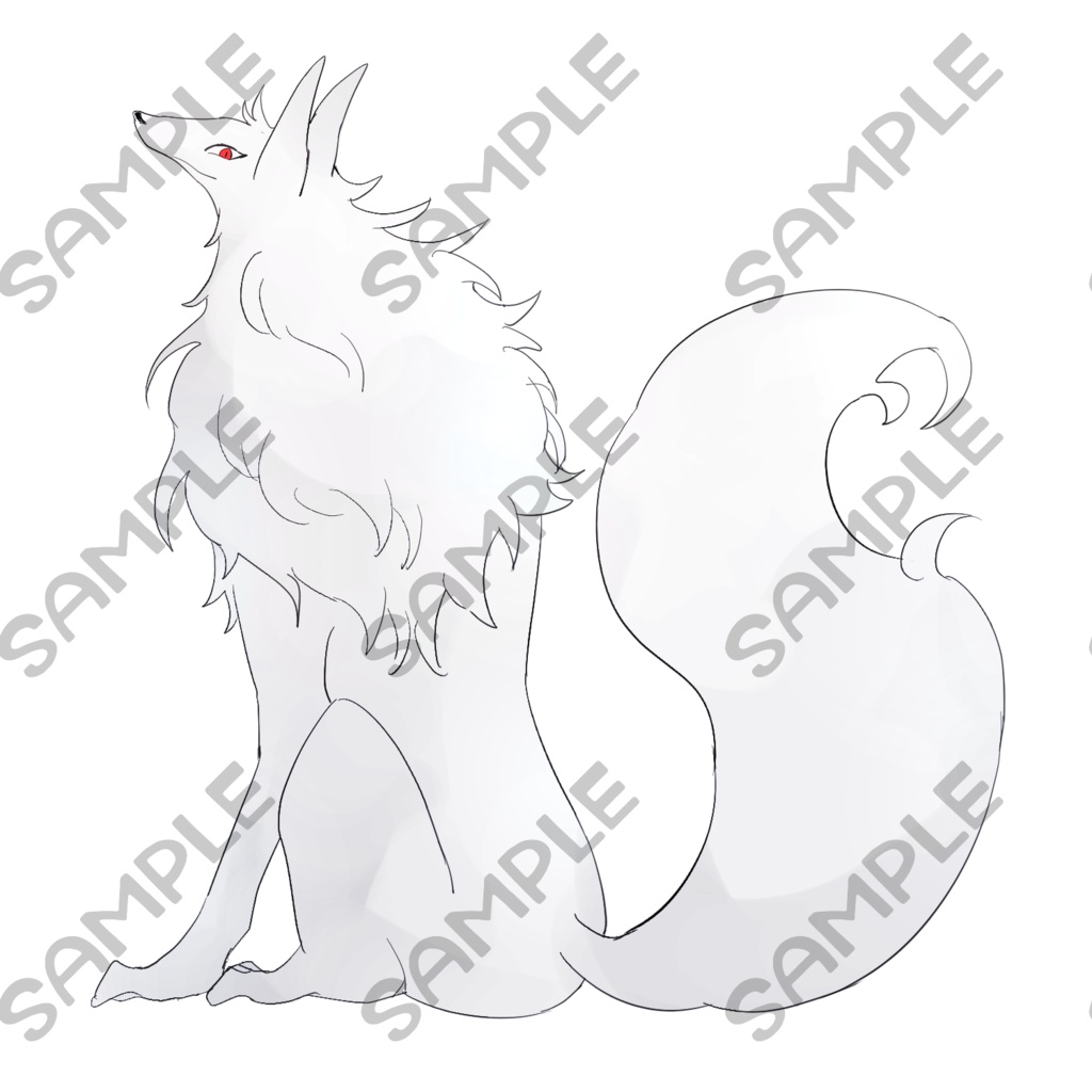 狼風ケモ【差分2種】