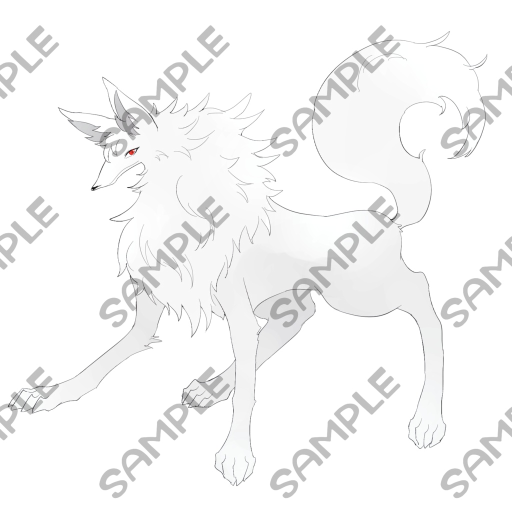 狼風ケモ【差分2種】