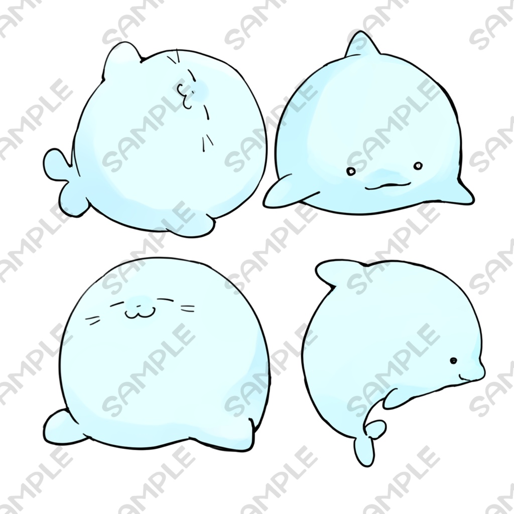 海の生き物素材2【10種類】