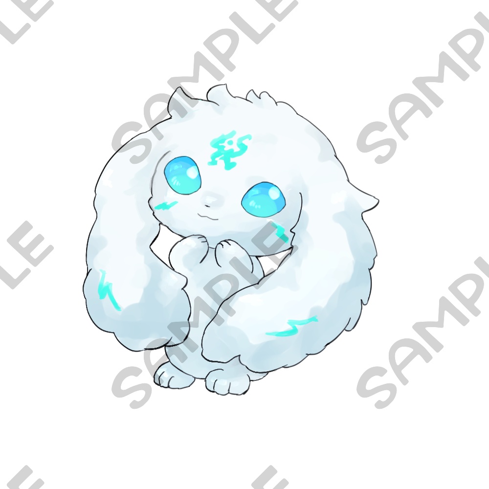 オリケモ立ち絵【表情5種】