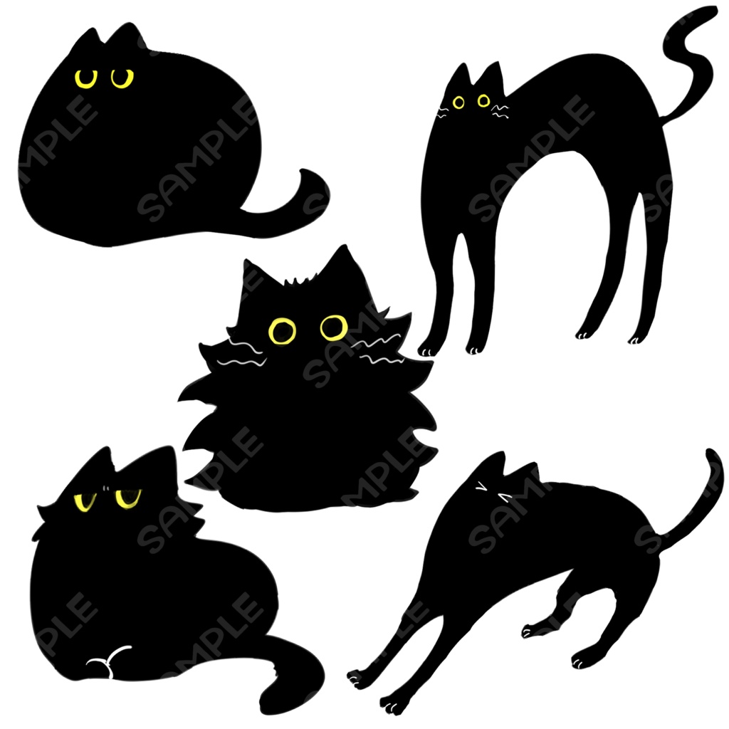 黒猫10種詰め2