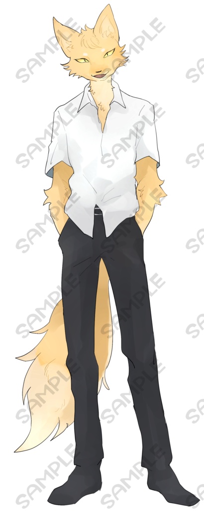 狐の獣人【表情8種類】