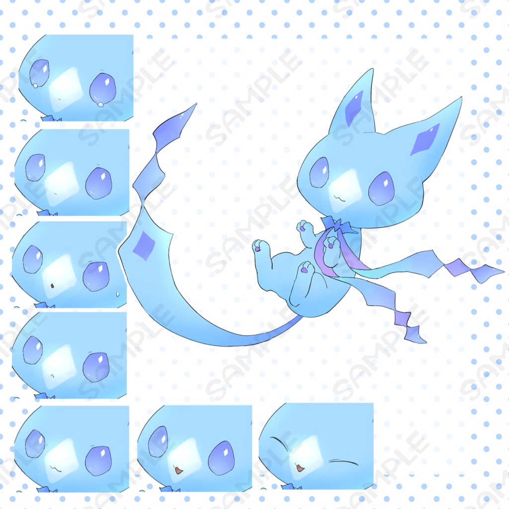 オリケモ20【表情8種類】