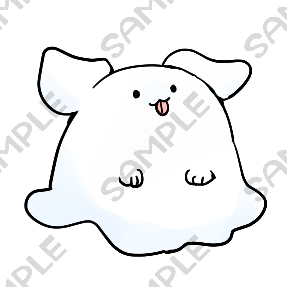 おばけ風マスコットキャラ8種