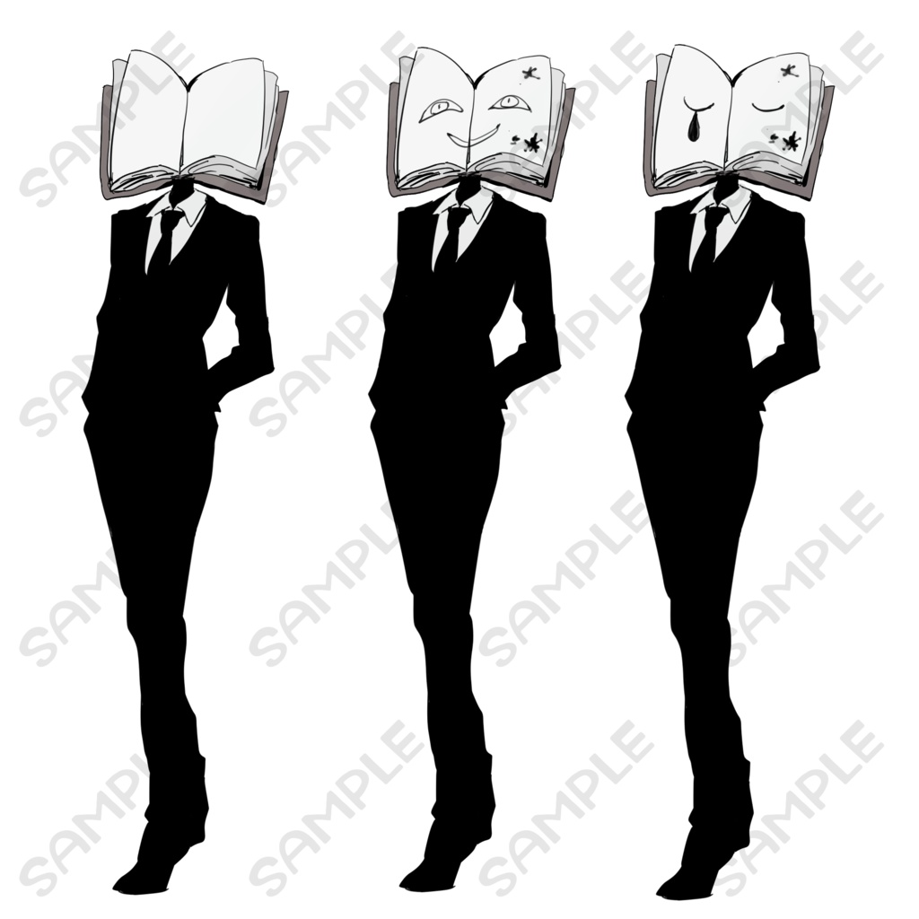 異形頭さん2種 差分有