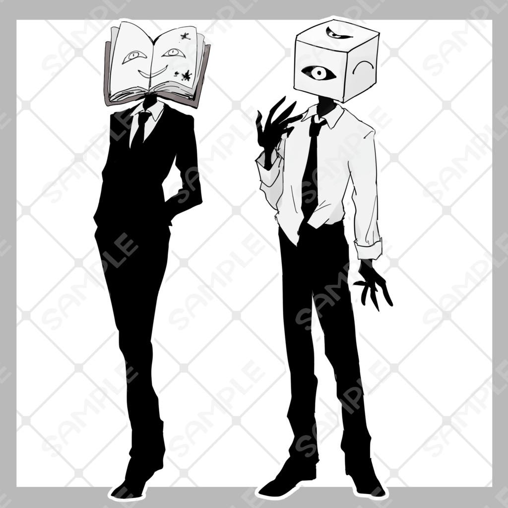 異形頭さん2種 差分有