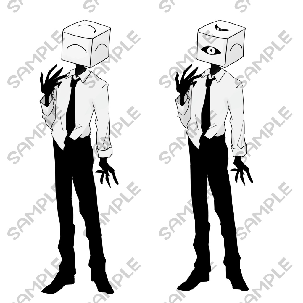 異形頭さん2種 差分有