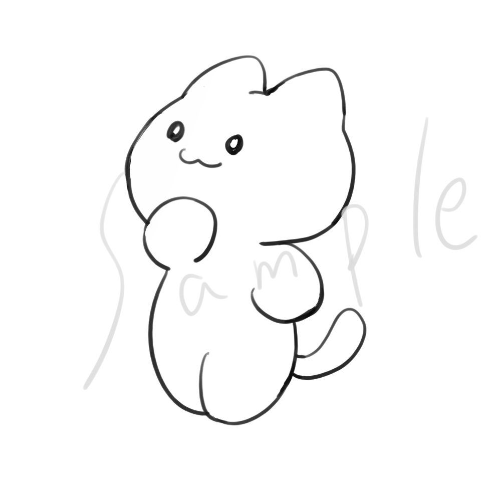 デフォルメ猫10種