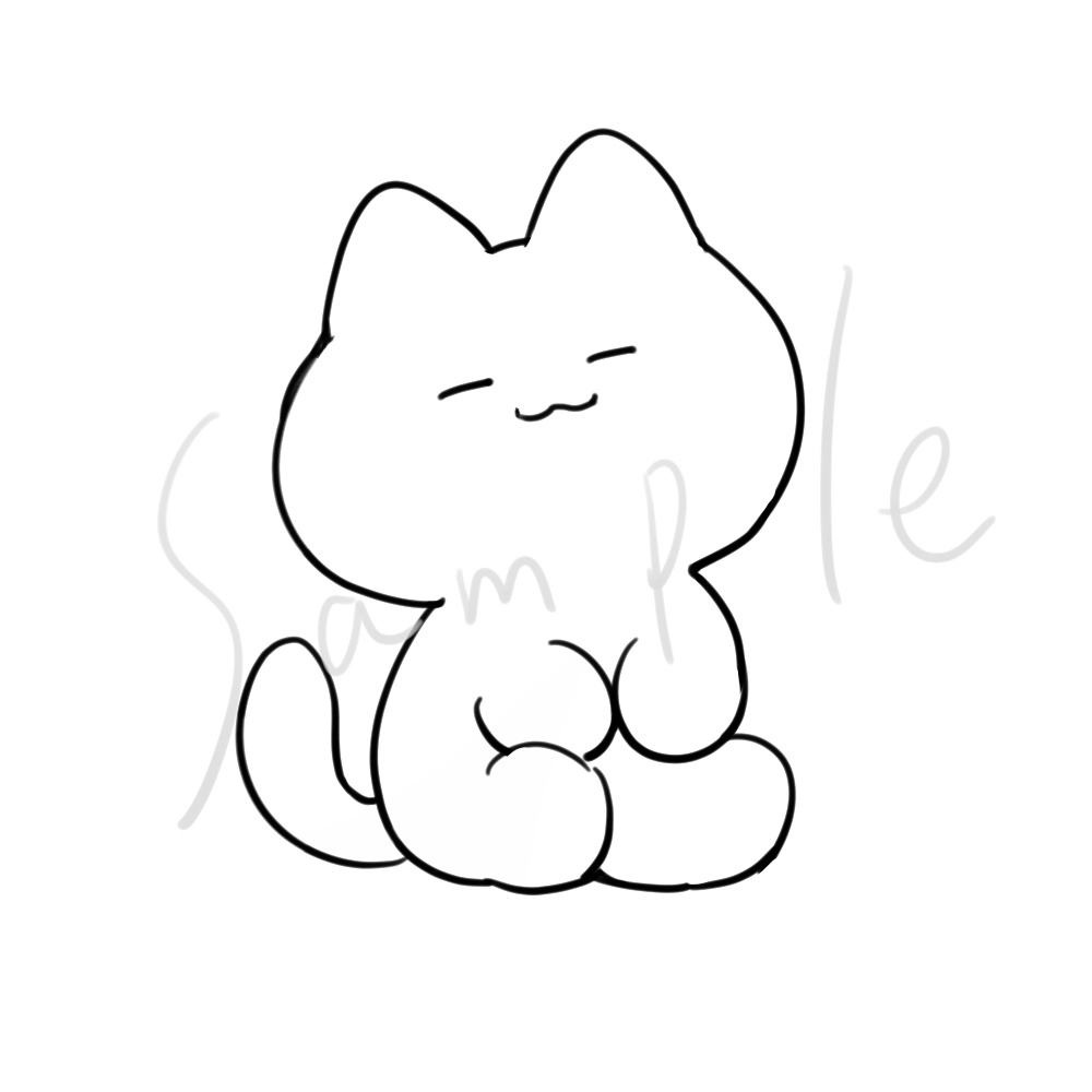 デフォルメ猫10種