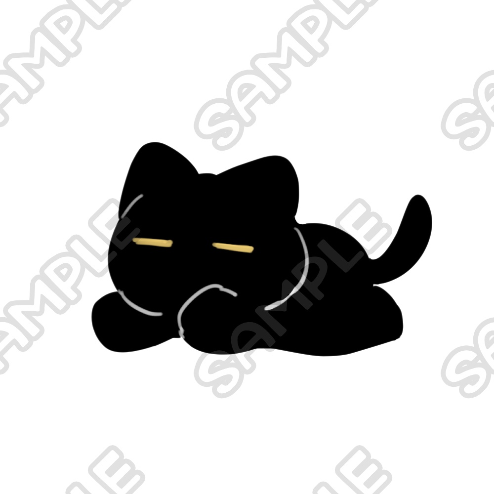 黒猫素材10種