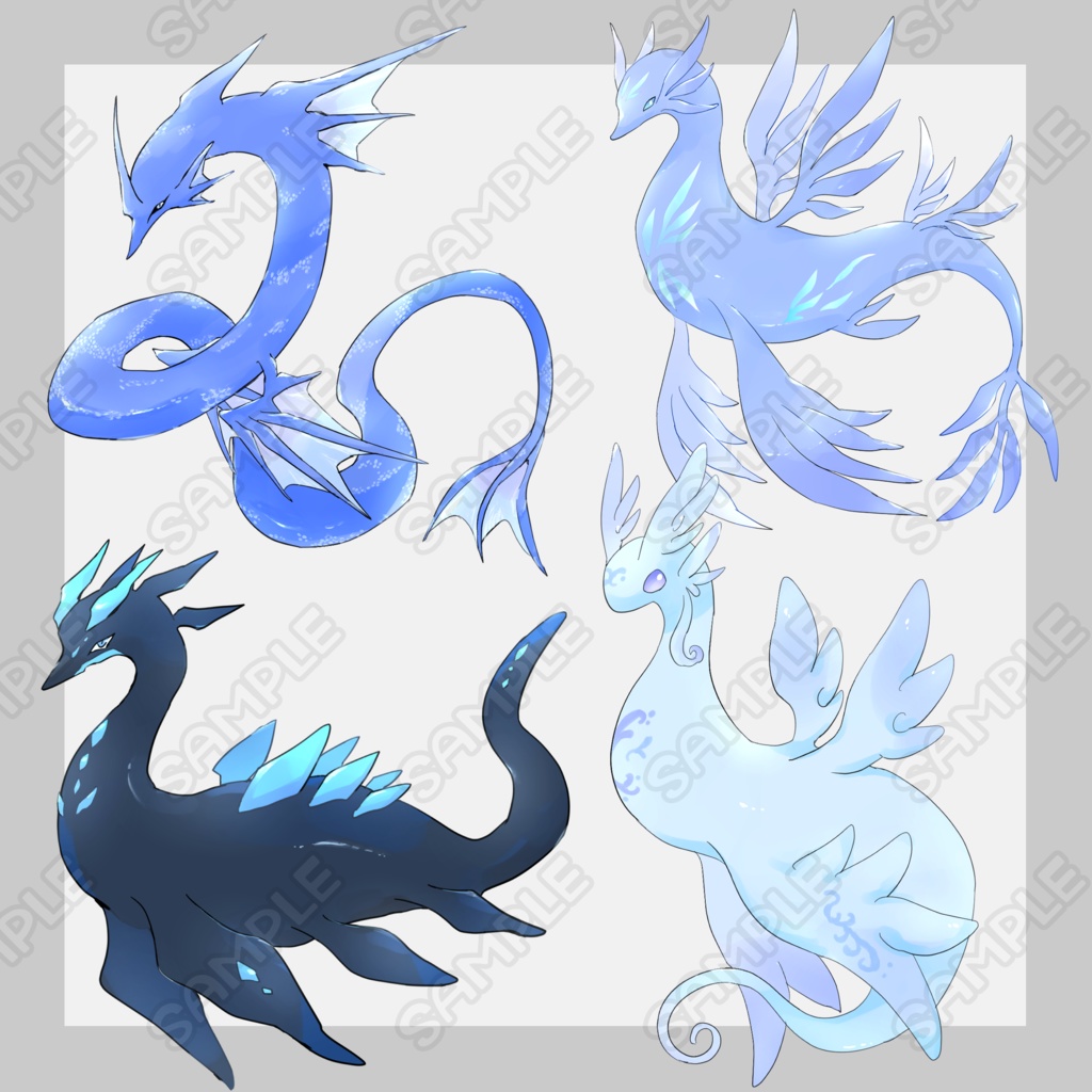 水属性モンスター8種