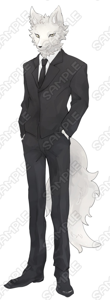 狼の獣人【表情14種類】