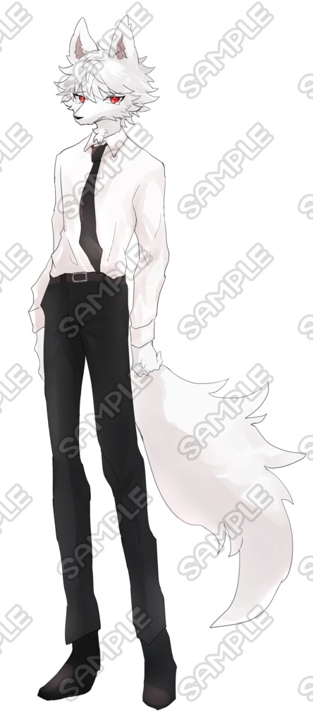 狼の獣人【表情9種類】