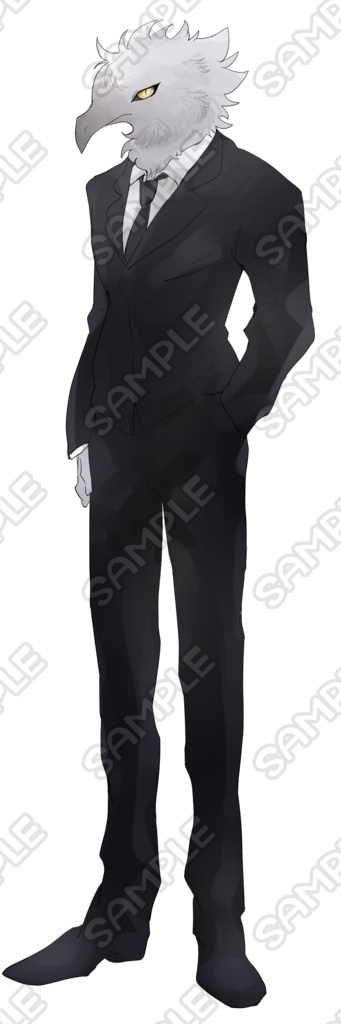 鳥の獣人【表情9種類】