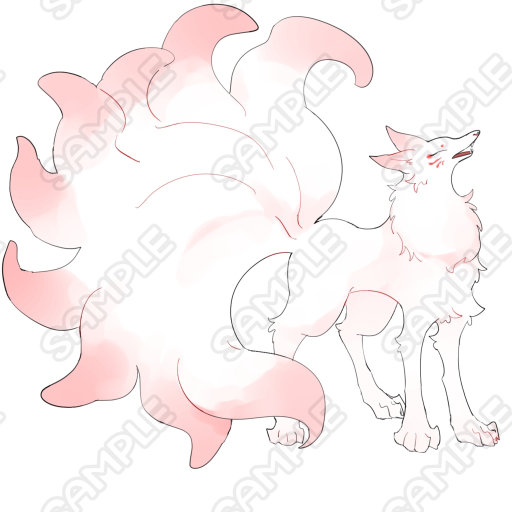 白九尾【2種類】