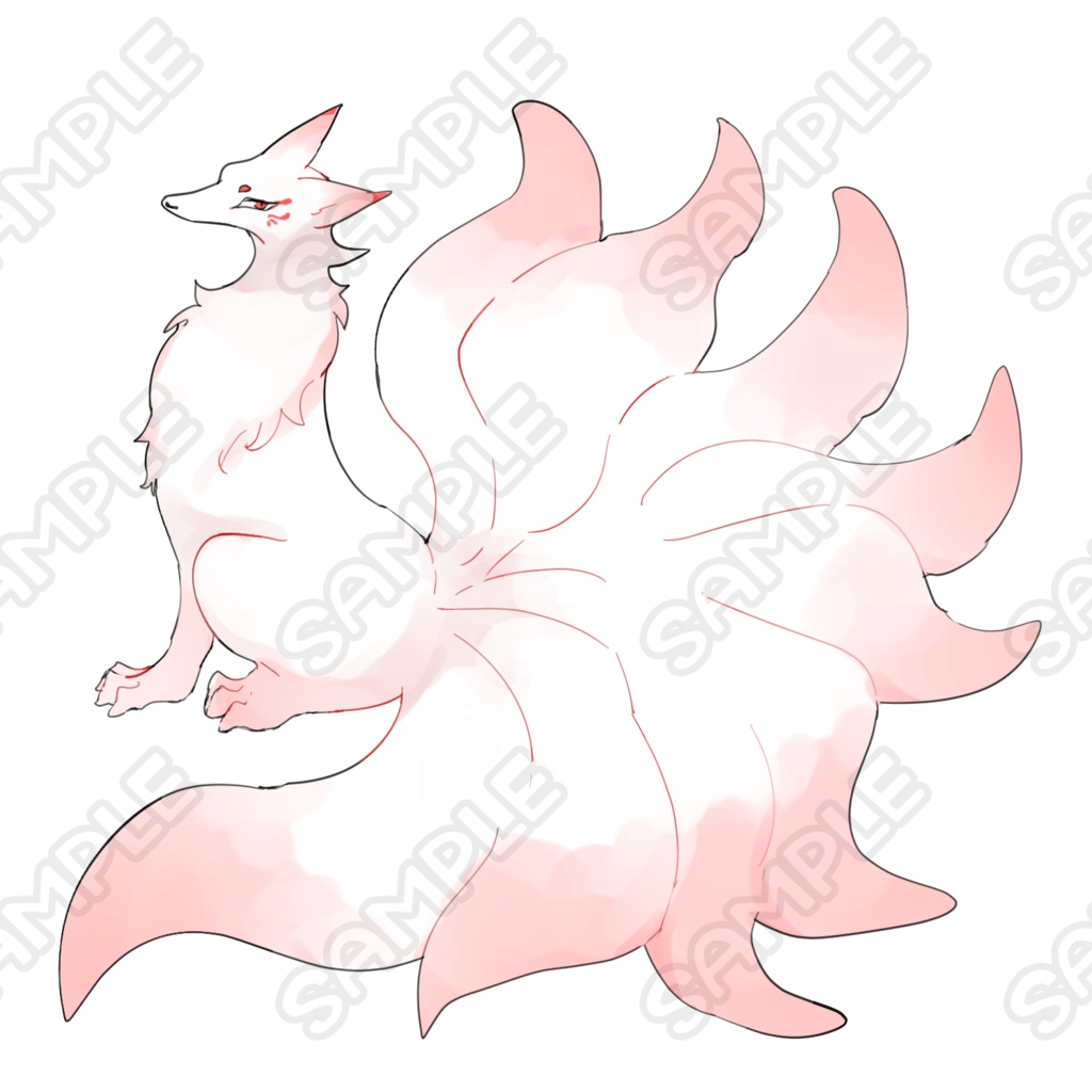 白九尾【2種類】