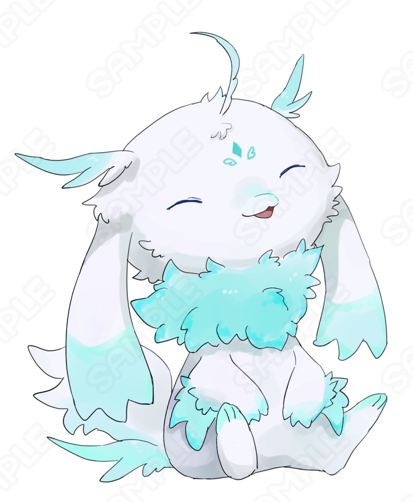 オリケモ立ち絵【表情8種類】