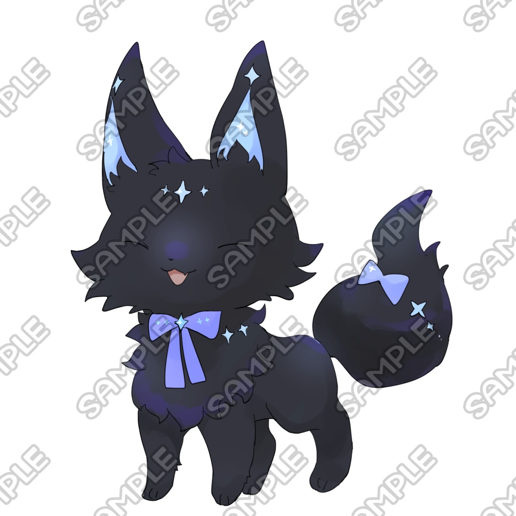 オリケモ立ち絵【表情8種類】