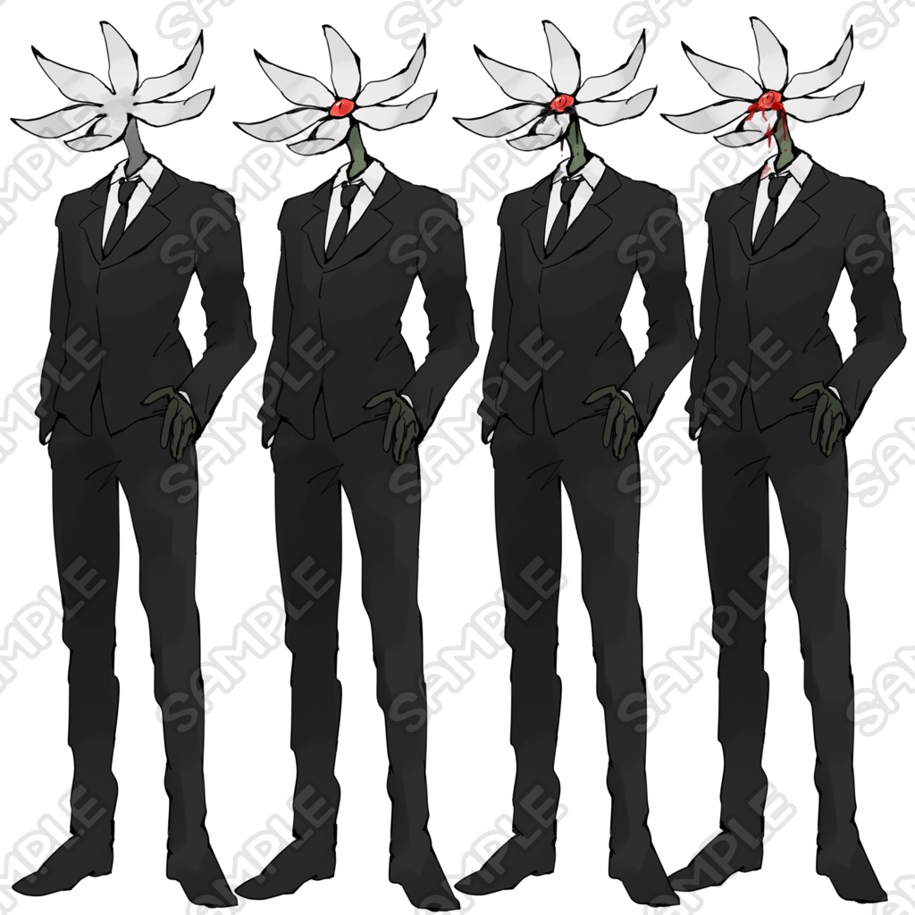 花の人外さん【8種類】