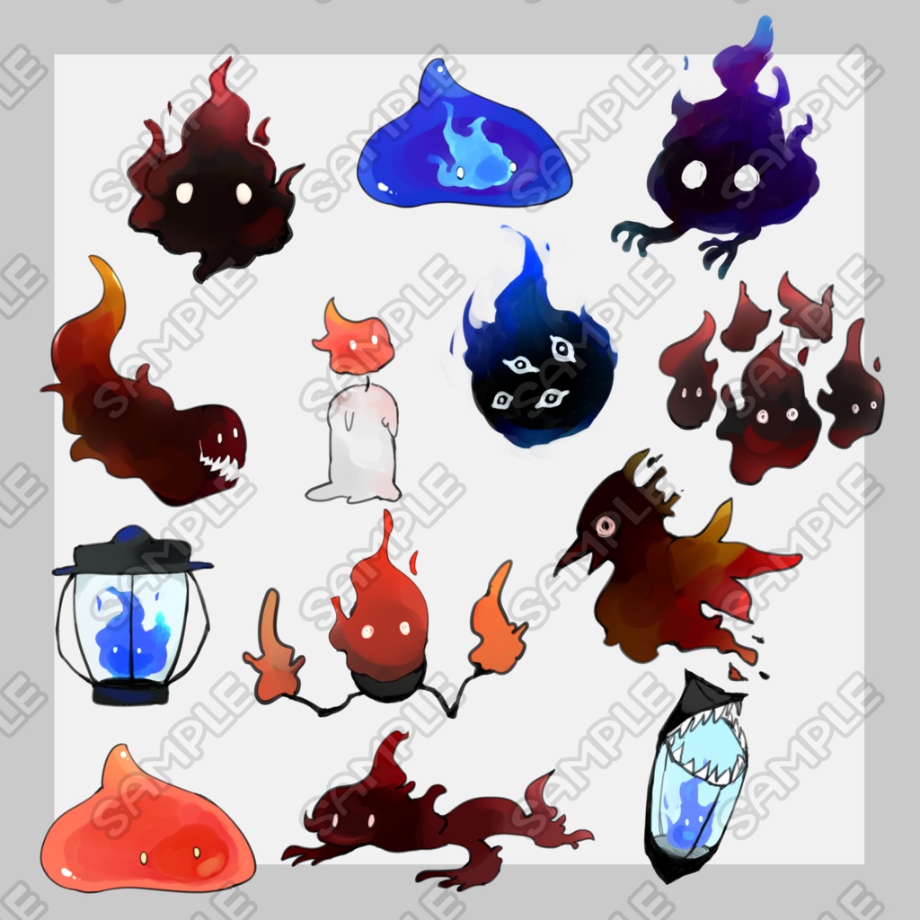 炎属性の魔物【13種】