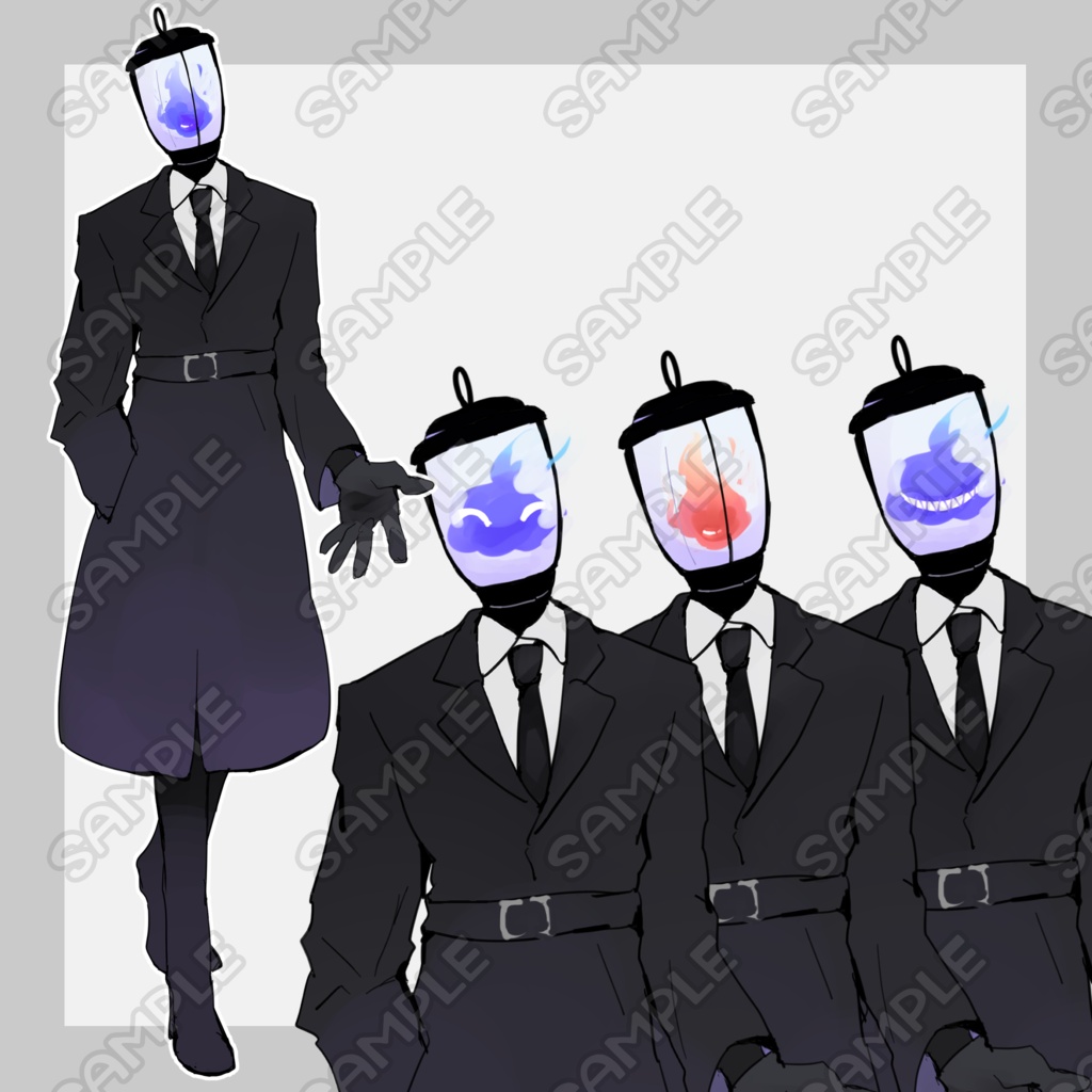 ランタンの人外さん【4種類】