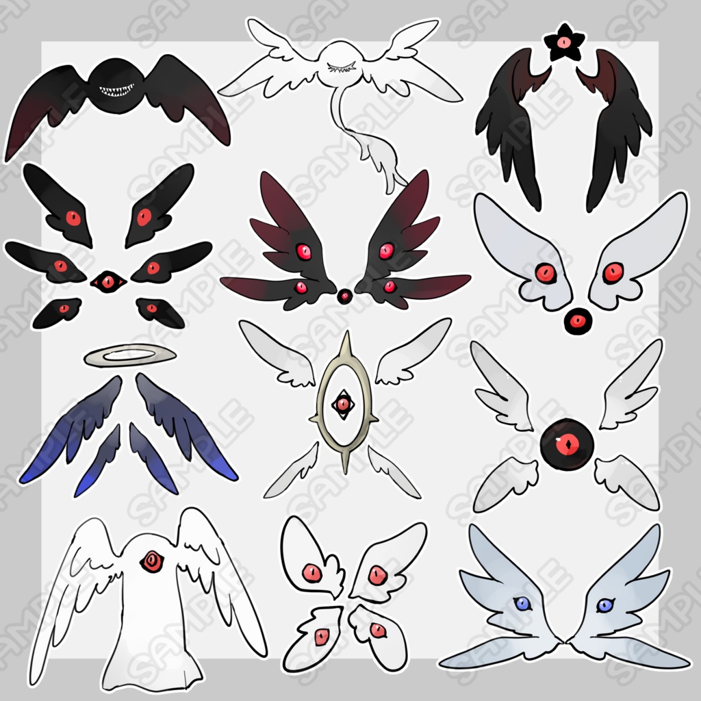 翼の魔物【12種類】