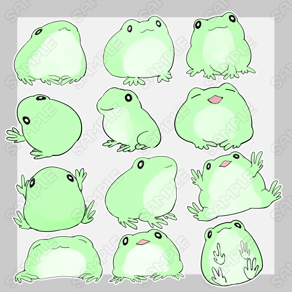 ゆるカエル【12種類】