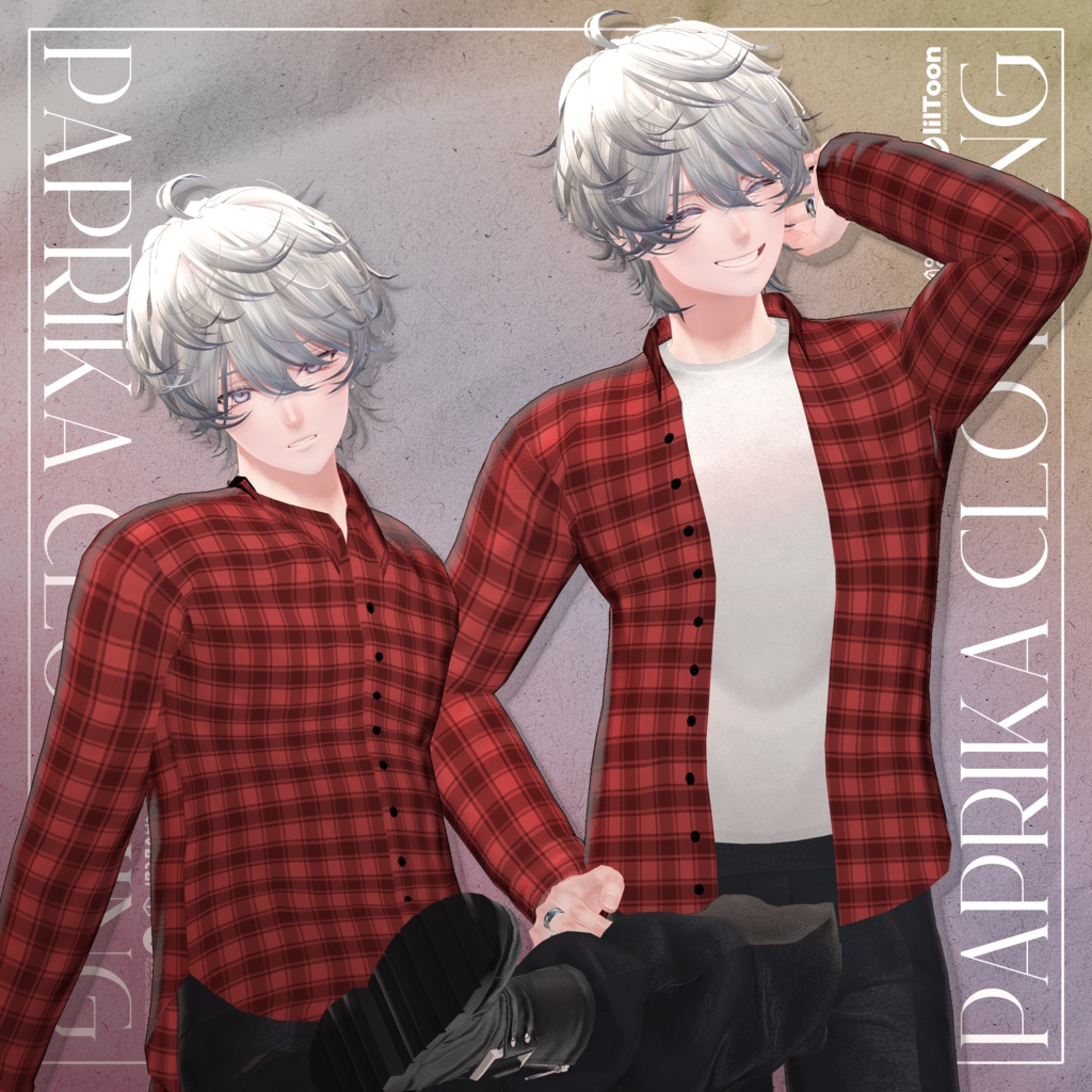 [PAPRIKA CLOTHING] Classic Plaid Flannel Shirt for [Hanka]