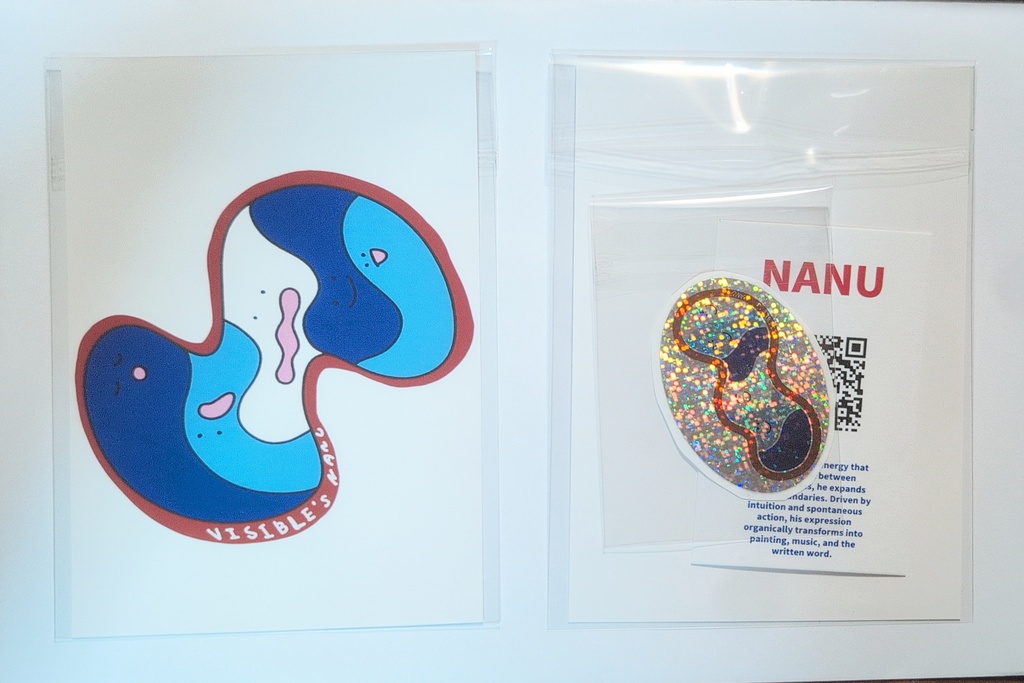 VISIBLE’S postcard & kirakira-sticker & card