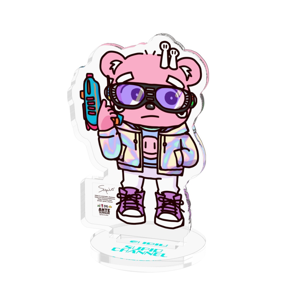 【アクリルスタンド】サイバーパンク風すぴお