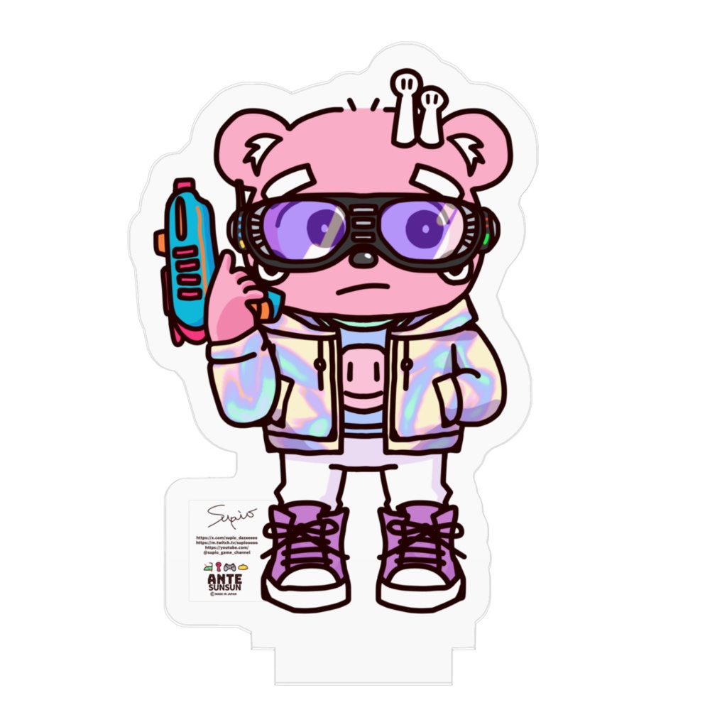 【アクリルスタンド】サイバーパンク風すぴお