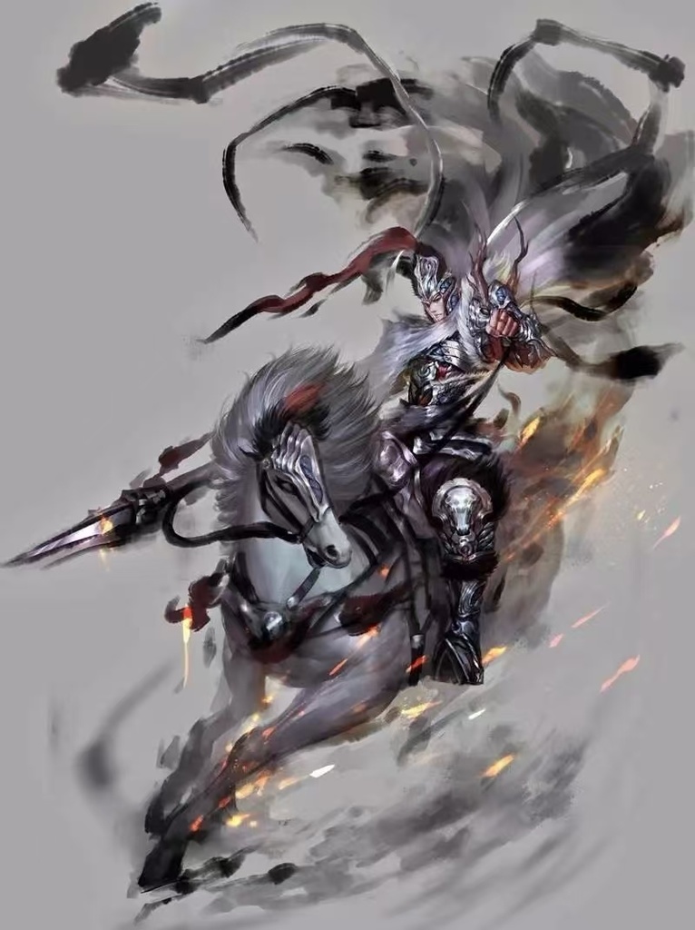 高精細壁紙の孤独な英雄趙子龍セットの三国志