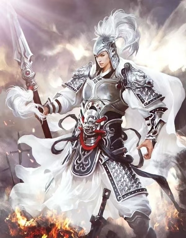 高精細壁紙の孤独な英雄趙子龍セットの三国志