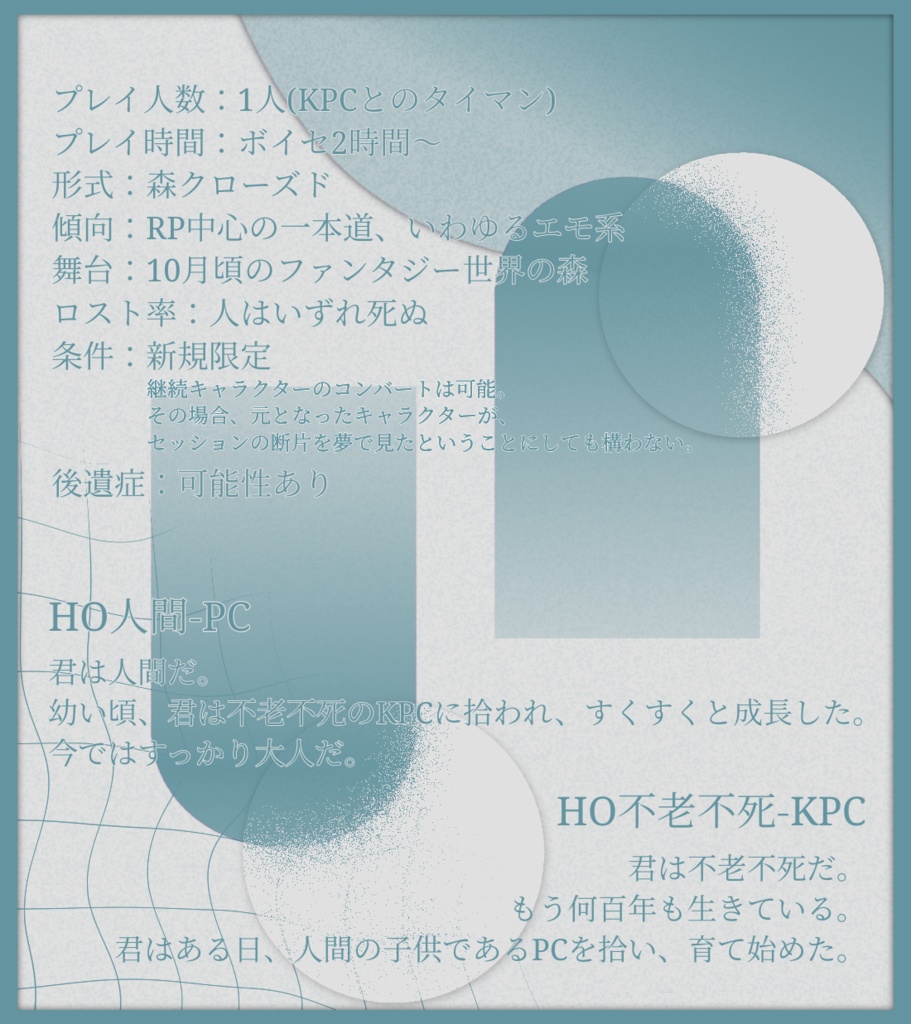 クトゥルフ神話TRPG【Moth Orchid Nightmare】