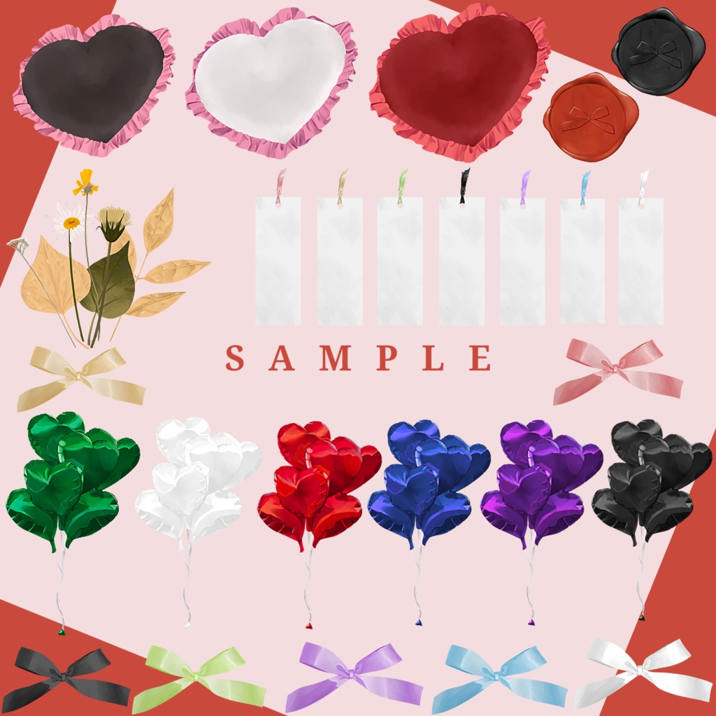 無料あり|PNG素材集『装飾系』