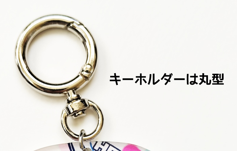 ピック型アクリルキーホルダー『花』