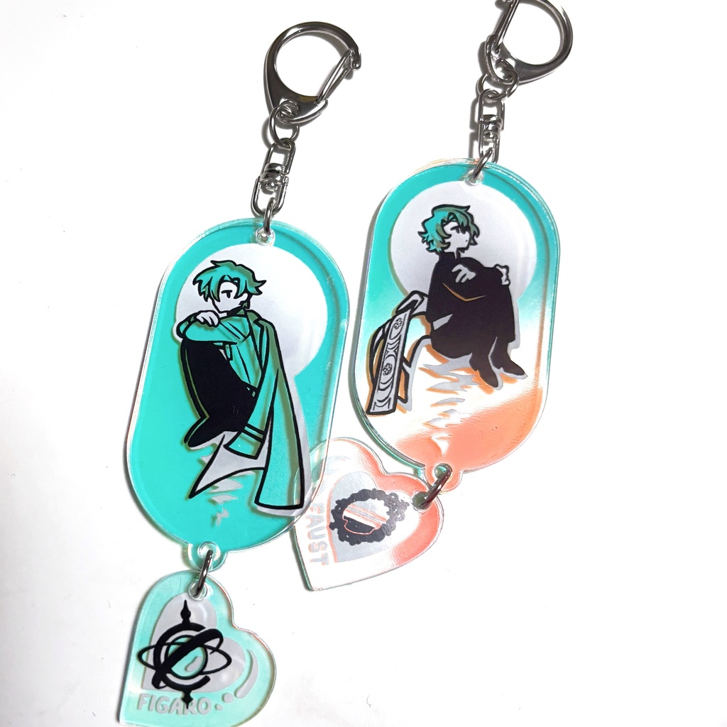 【期間限定通販】月のモノクロ・アクキーセット