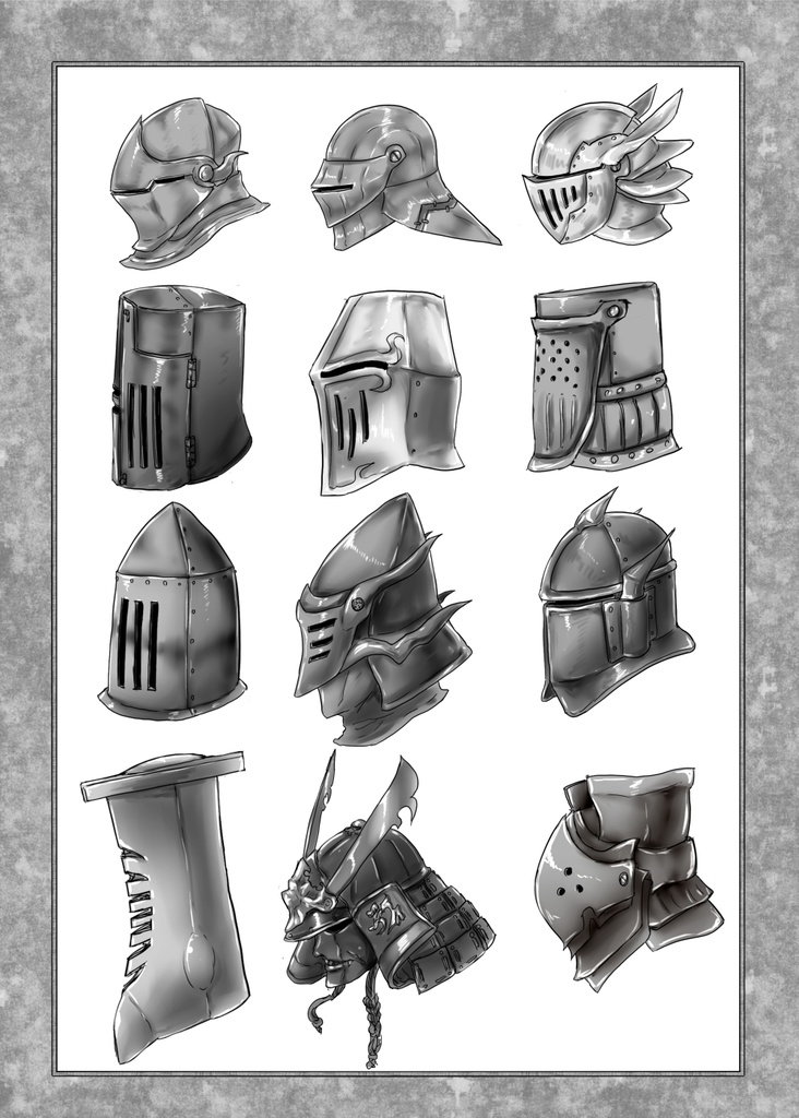 It ish armor illustration (冊子版)