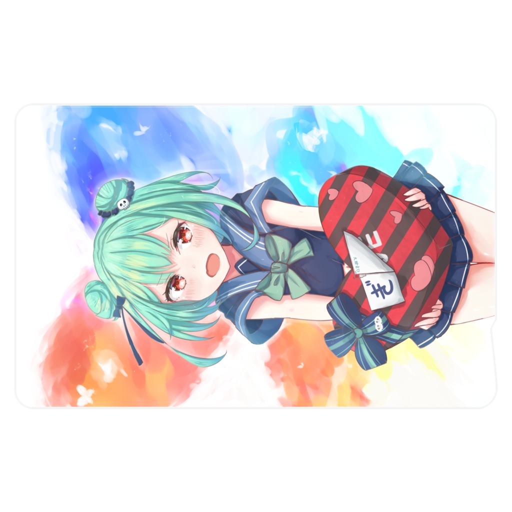 【非公式】 バレンタイン潤羽るしあ ICカードステッカー