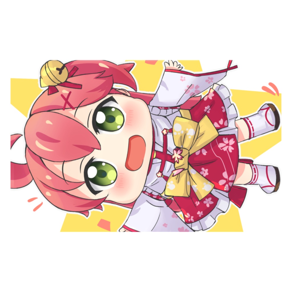 【ホロライブ】ミコダニェー ICカードステッカー【さくらみこ】