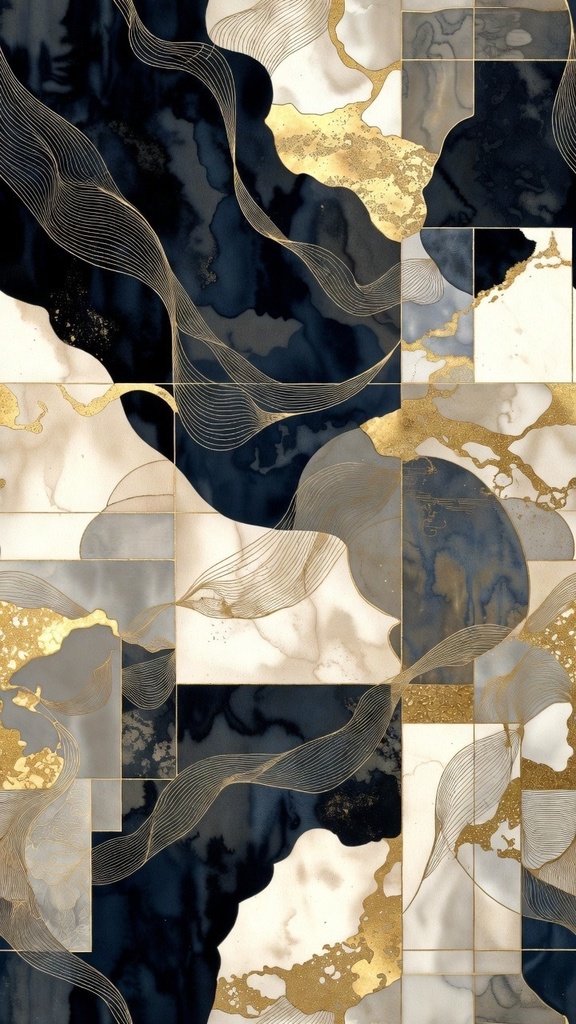 和風モダン壁紙セット|東海の静かな夜景×現代和室|Grok生成 高解像度100枚セット